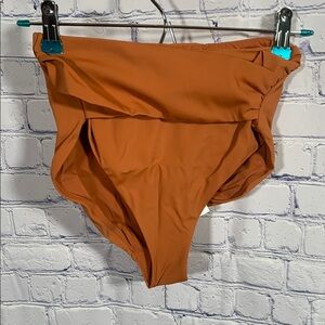 Andie Swim Women Barbados Bikini Bottom in Chestnut Beach Vacation Cruise XS NWT